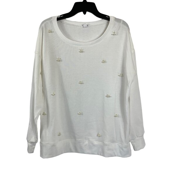 Westport Tops - Westport Women's Pearl White Sweater